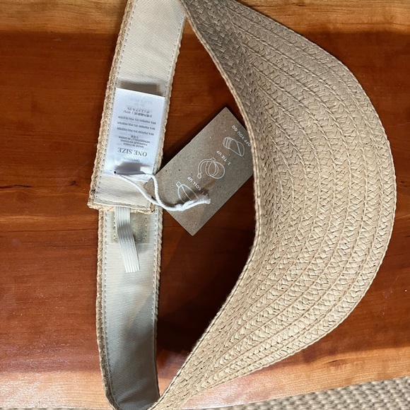 NWT Madewell braided straw visor - Picture 4 of 4